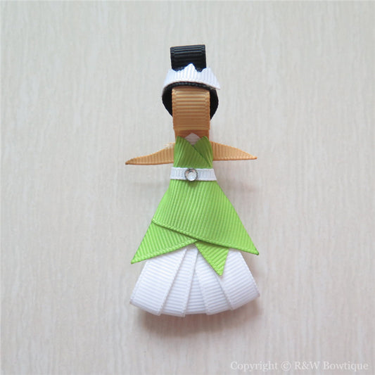 Princess Tiana #A Sculptured Hair Clip
