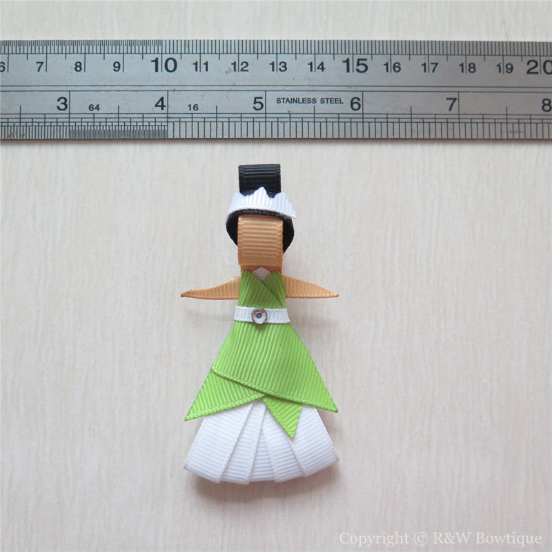 Princess Tiana #A Sculptured Hair Clip