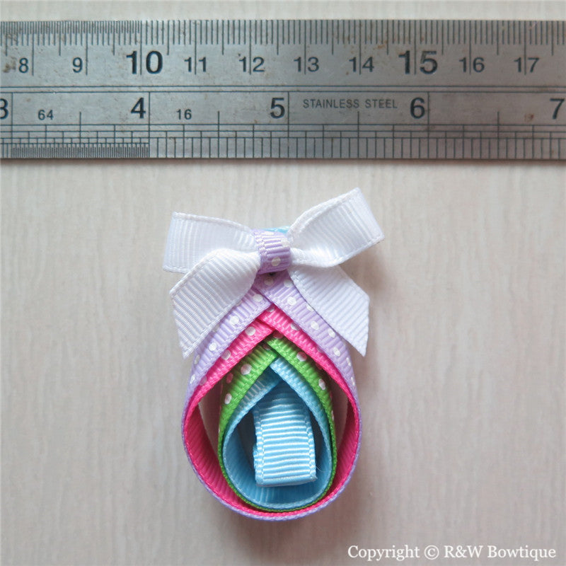 Easter Egg Sculptured Hair Clip