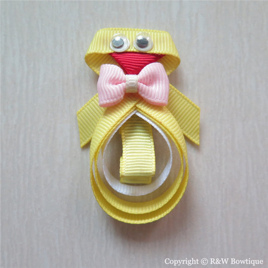 Easter Chick #A Sculptured Hair Clip