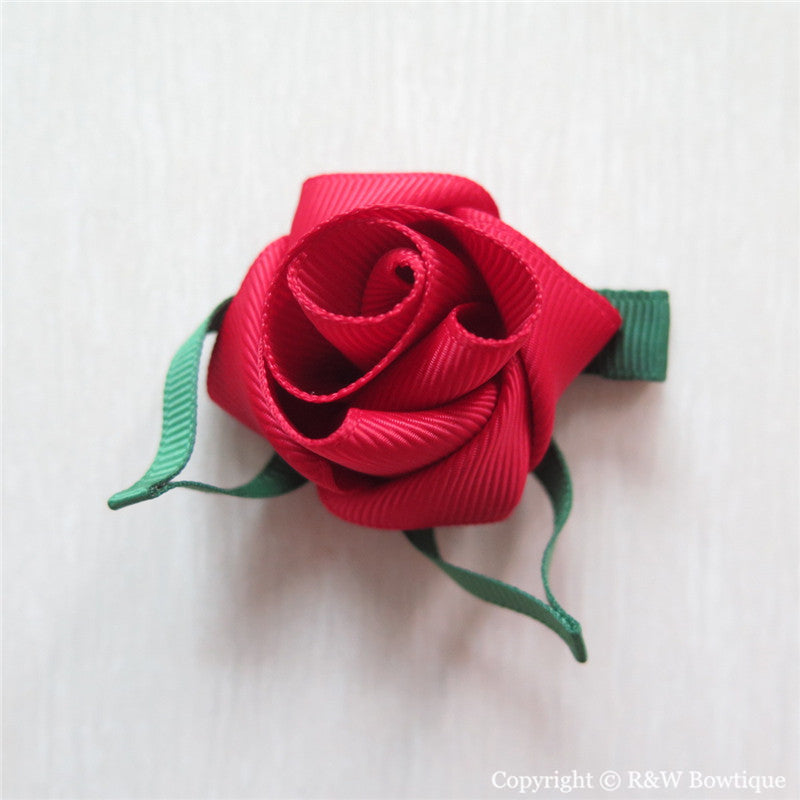 Rose Sculptured Hair Clip