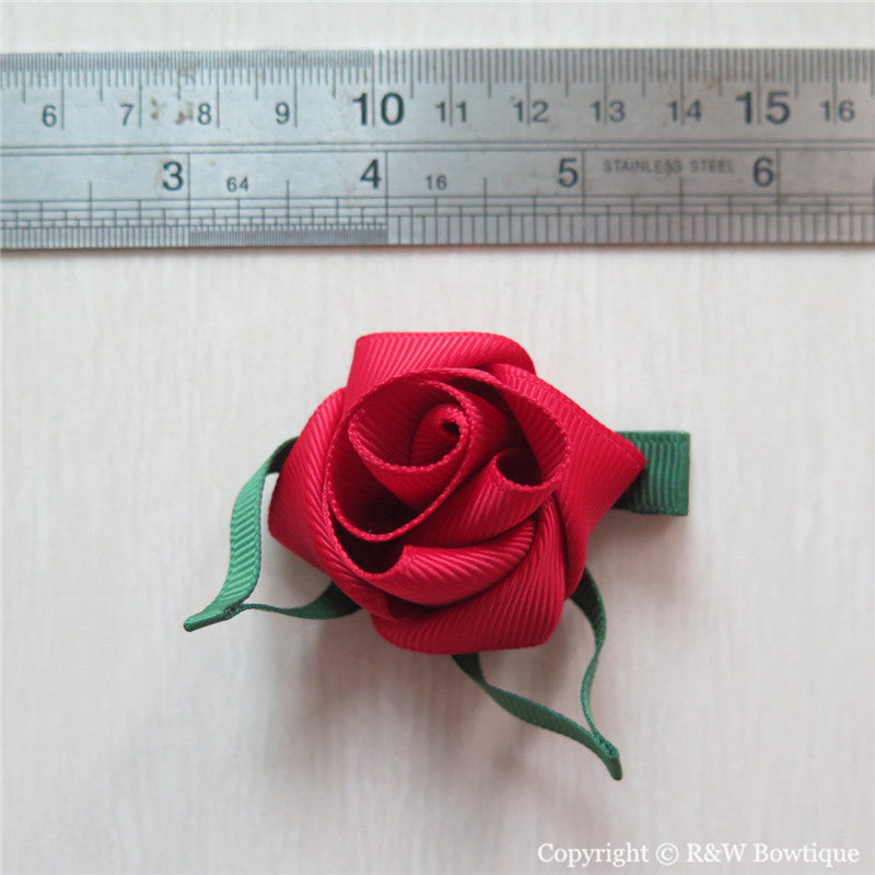 Rose Sculptured Hair Clip
