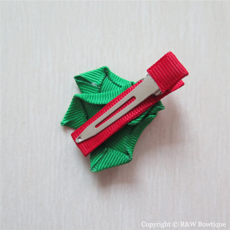 Holly Berry Sculptured Hair Clip