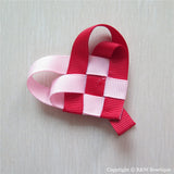 Valentine Heart #A Sculptured Hair Clip