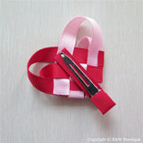 Valentine Heart #A Sculptured Hair Clip
