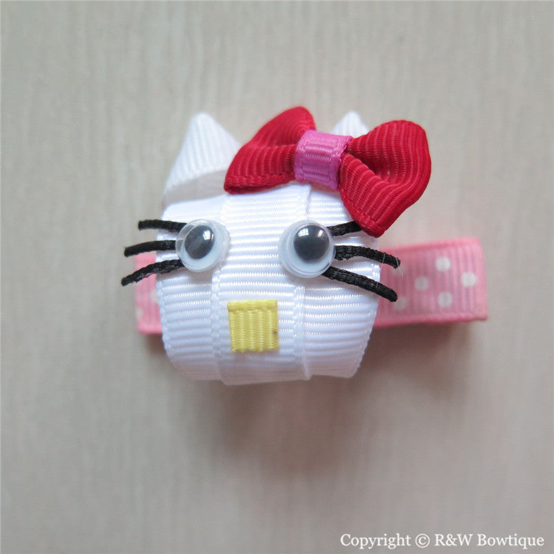 Hello Kitty #A Sculptured Hair Clip