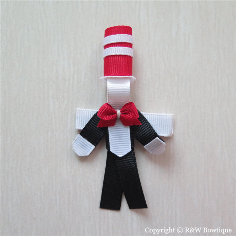 Cat in the Hat #A Sculptured Hair Clip