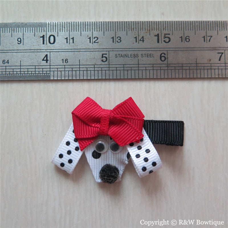Spotty Dog Sculptured Hair Clip