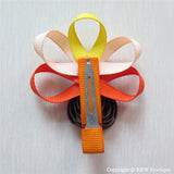 Thanksgiving Turkey #E Sculptured Hair Clip