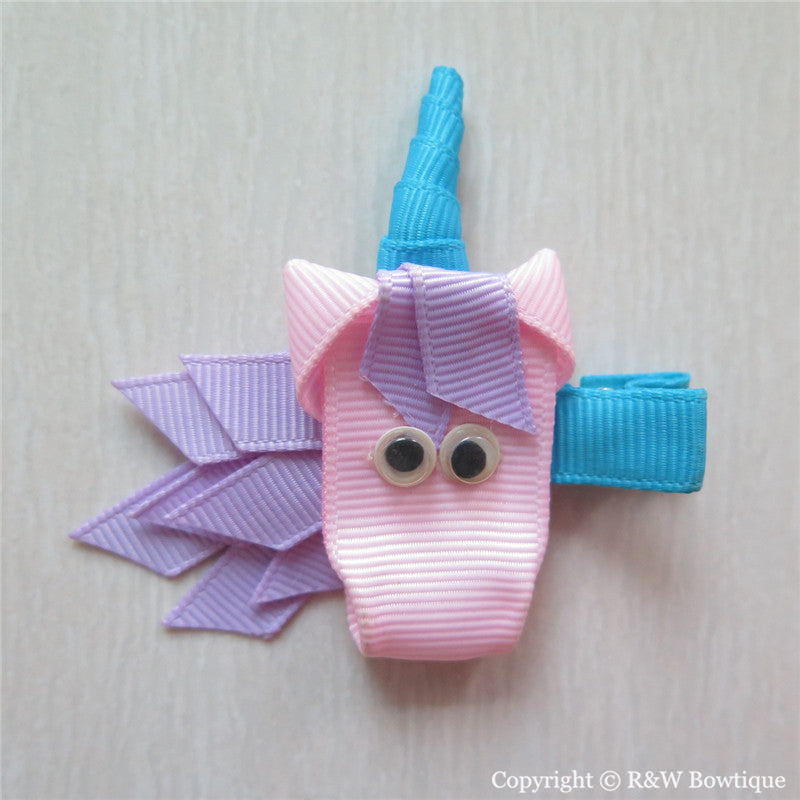 Unicorn #C Sculptured Hair Clip