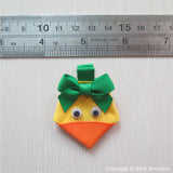 Duck #B Sculptured Hair Clip
