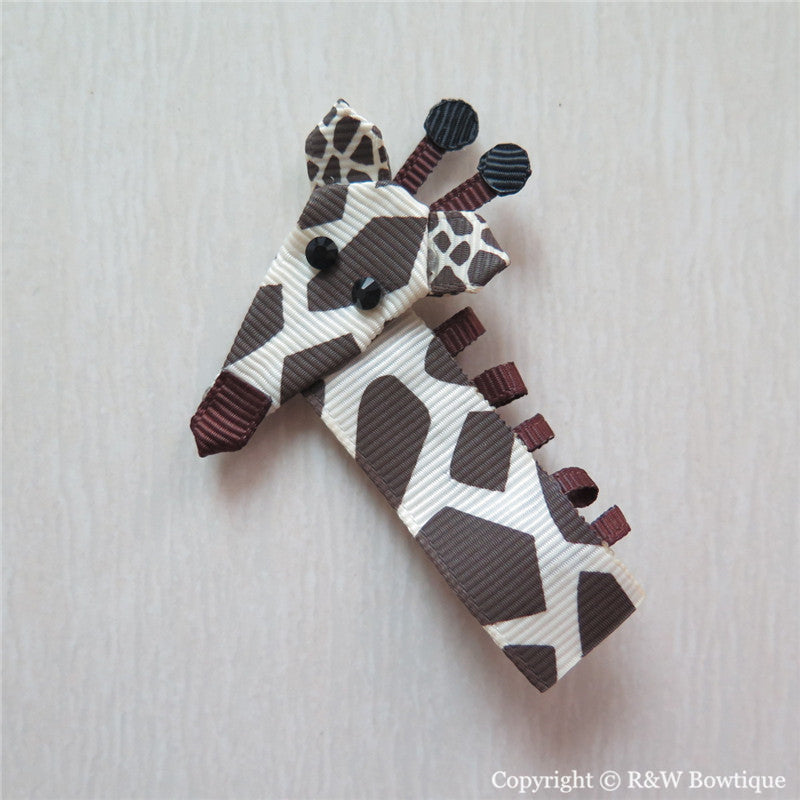 Giraffe Sculptured Hair Clip