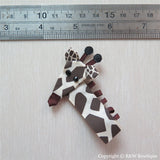 Giraffe Sculptured Hair Clip