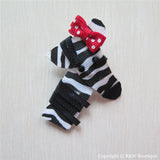 Zebra Sculptured Hair Clip