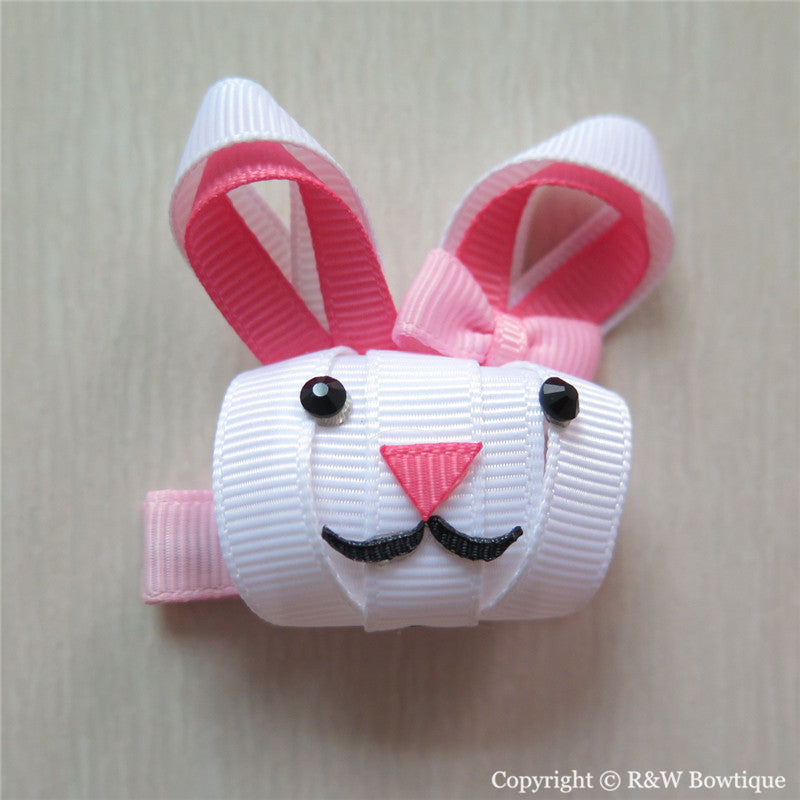 Easter Bunny #C Sculptured Hair Clip