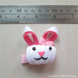 Easter Bunny #C Sculptured Hair Clip