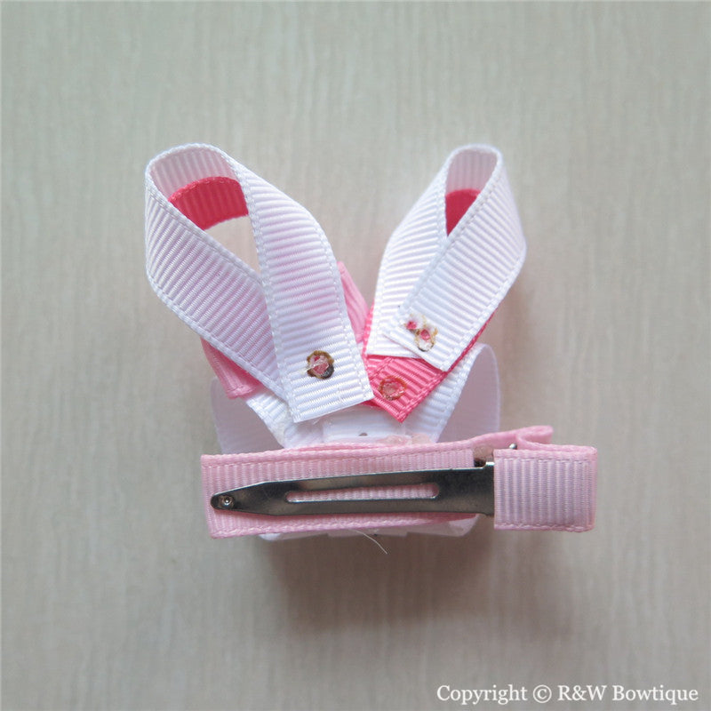 Easter Bunny #C Sculptured Hair Clip
