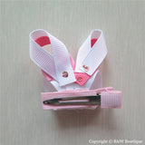 Easter Bunny #C Sculptured Hair Clip