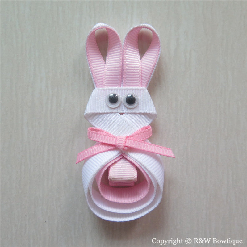 Easter Bunny #A Sculptured Hair Clip
