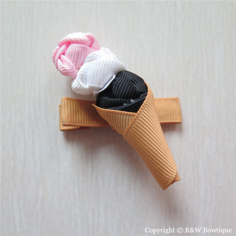 Ice Cream #A Sculptured Hair Clip