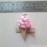 Ice Cream #B Sculptured Hair Clip