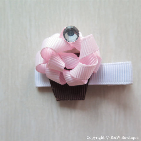 Cupcake #D Sculptured Hair Clip