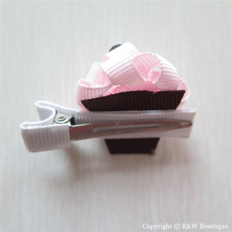 Cupcake #D Sculptured Hair Clip