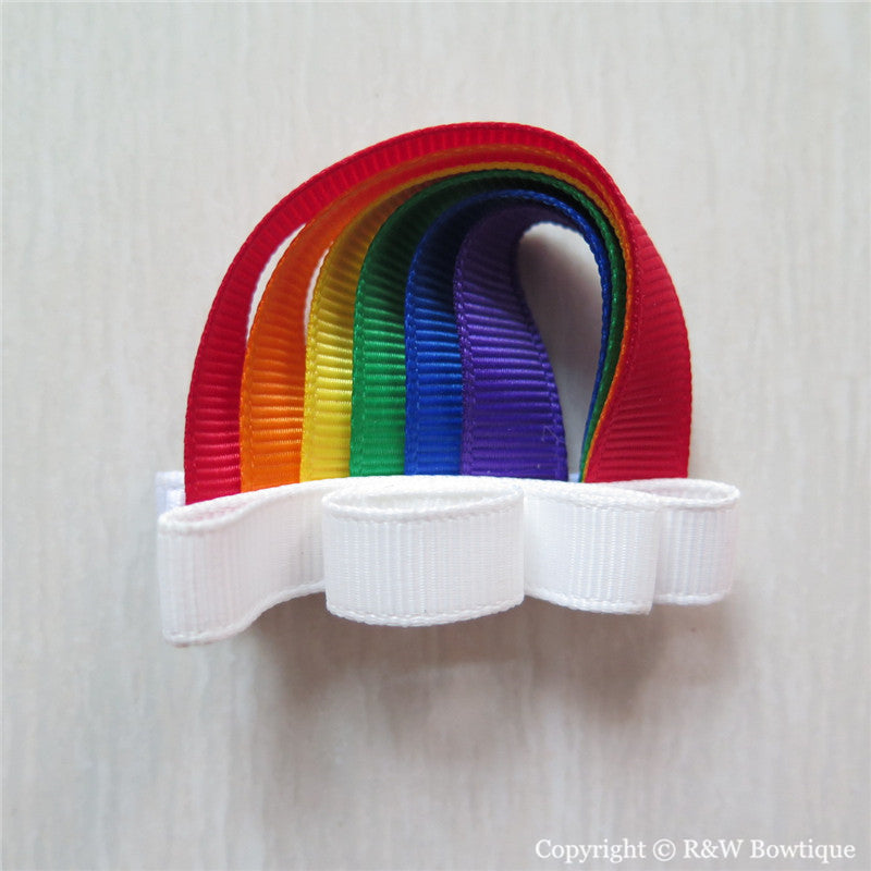 Rainbow Sculptured Hair Clip