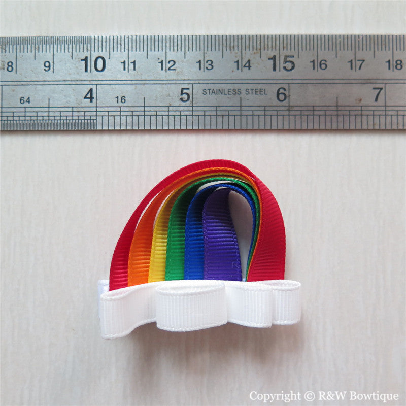 Rainbow Sculptured Hair Clip