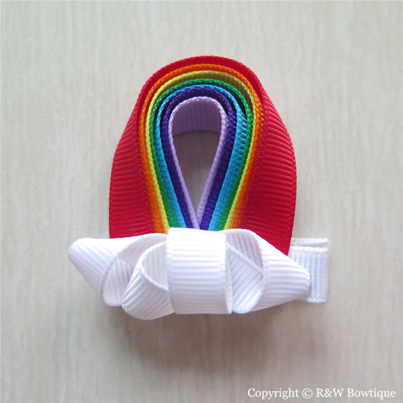 Rainbow Sculptured Hair Clip