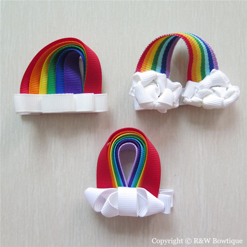 Rainbow Sculptured Hair Clip