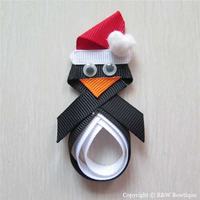 Penguin Sculptured Hair Clip