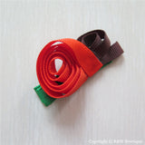 Orange Sculptured Hair Clip