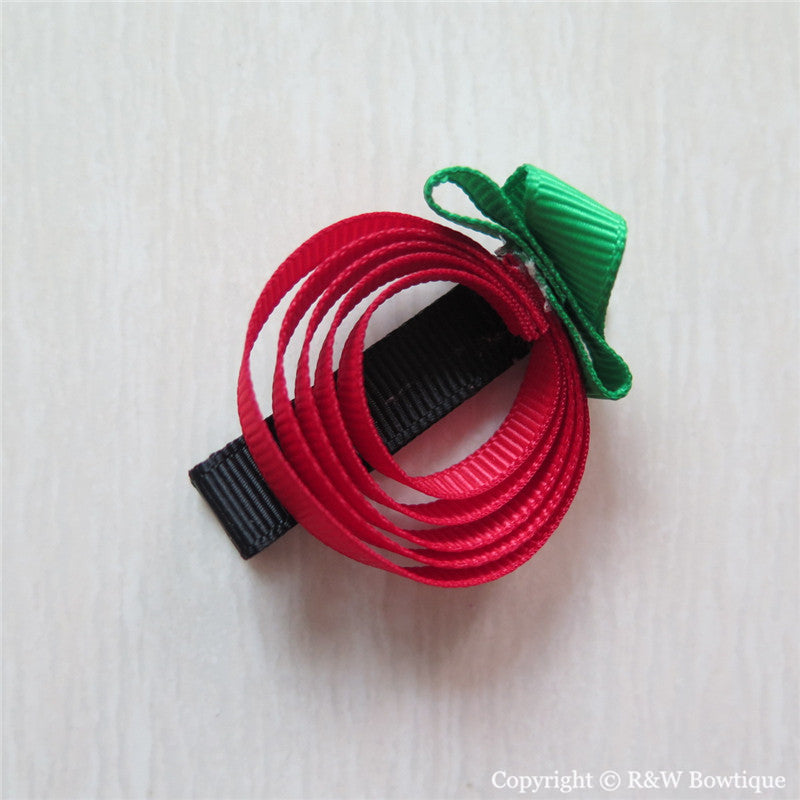 Tomato Sculptured Hair Clip