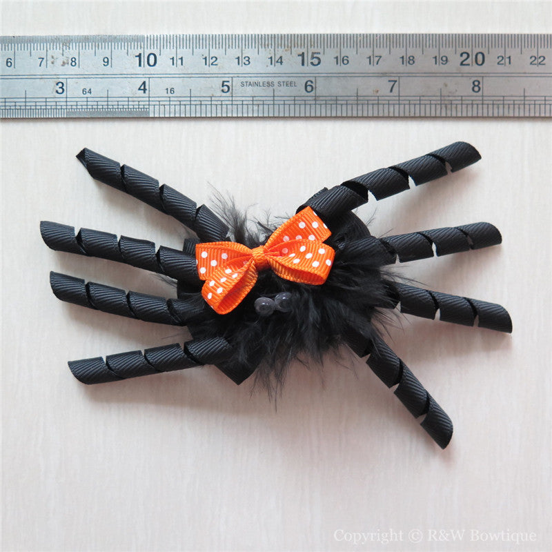 Halloween Spider Sculptured Hair Clip