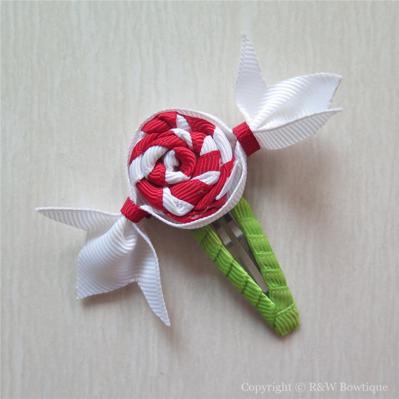 Peppermint Sculptured Hair Clip