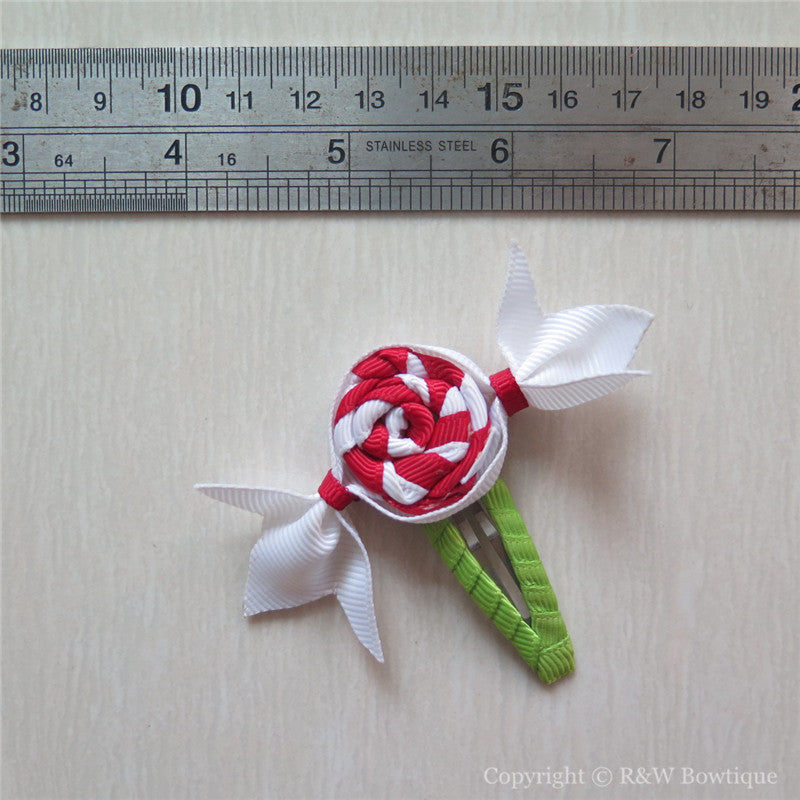 Peppermint Sculptured Hair Clip