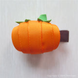 Pumpkin Sculptured Hair Clip