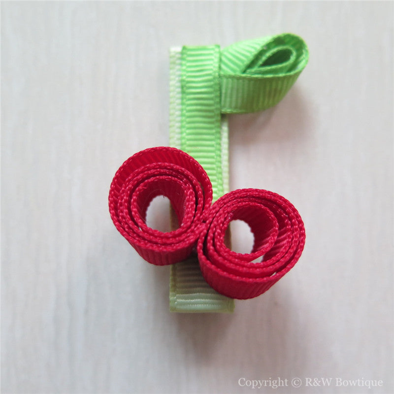 Cherry Sculptured Hair Clip