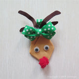 Reindeer Rudolph #A Sculptured Hair Clip
