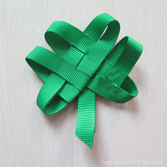 Shamrock #B Sculptured Hair Clip