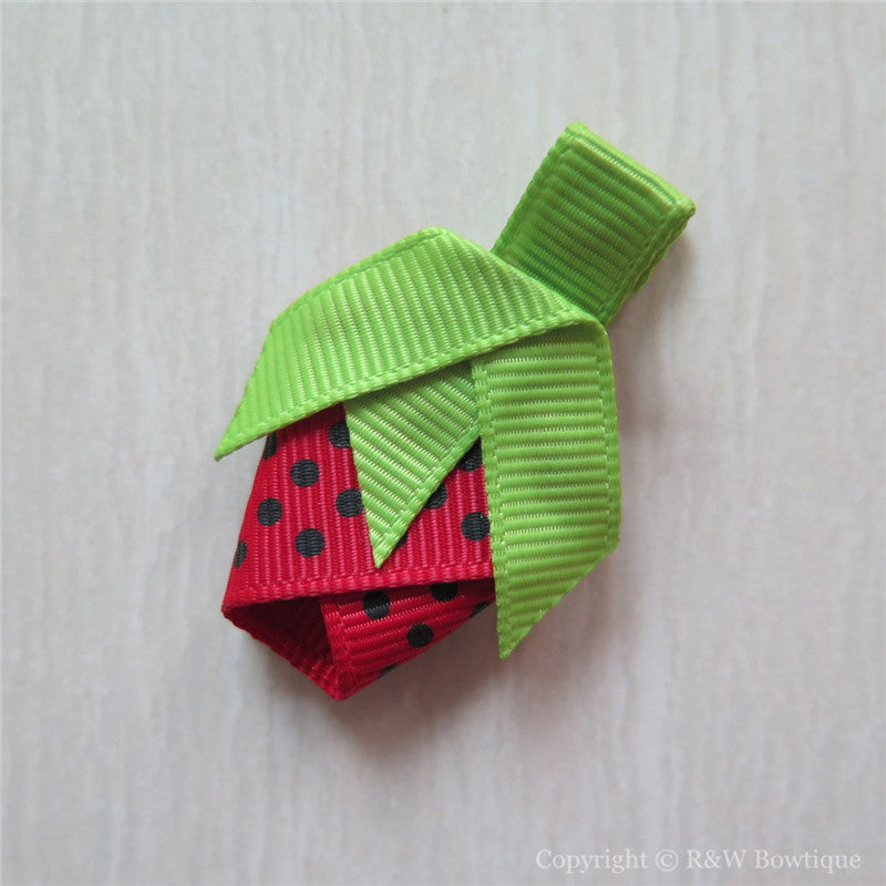 Strawberry Sculptured Hair Clip
