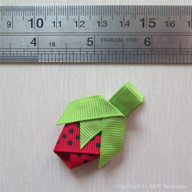 Strawberry Sculptured Hair Clip