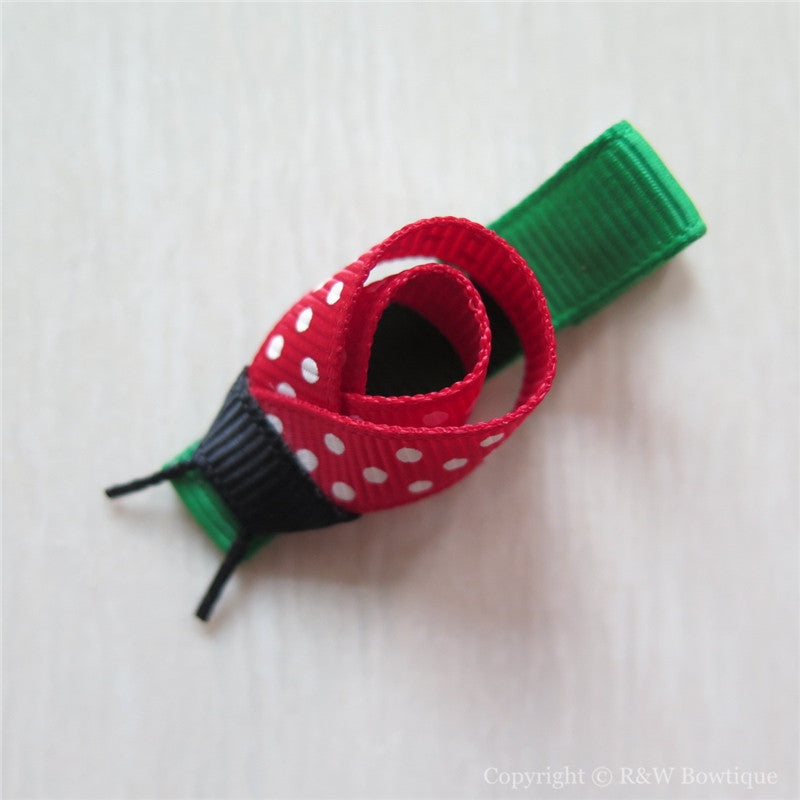Ladybug Sculptured Hair Clip