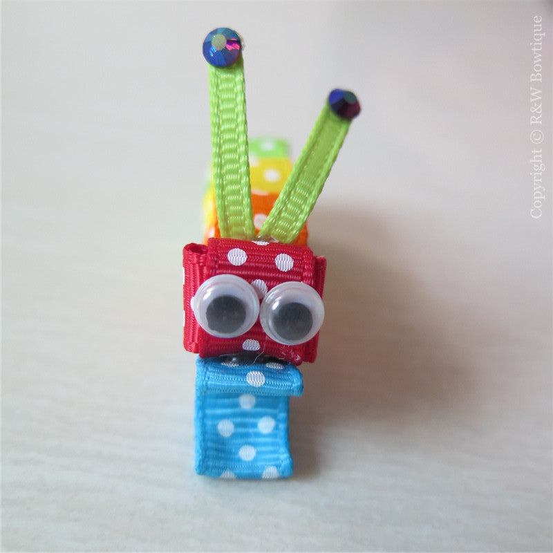 Caterpillars #A Sculptured Hair Clip