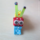 Caterpillars #A Sculptured Hair Clip