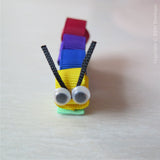 Caterpillars #A Sculptured Hair Clip