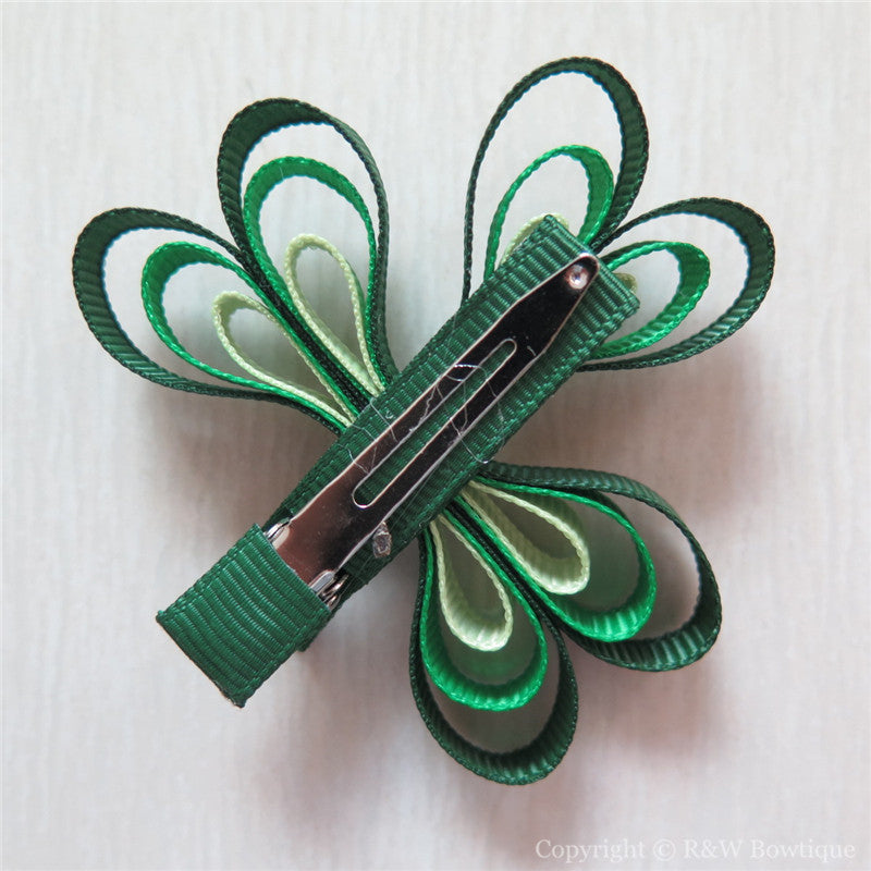 Shamrock #C Sculptured Hair Clip