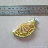 Lemon Sculptured Hair Clip