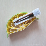 Lemon Sculptured Hair Clip